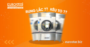 Máy giặt công nghiệp rung lắc, kêu to? Đừng vội sửa!