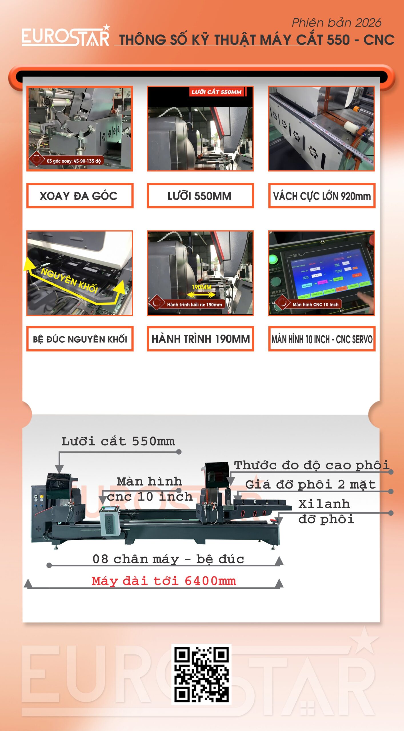 Máy cắt nhôm 2 đầu CNC